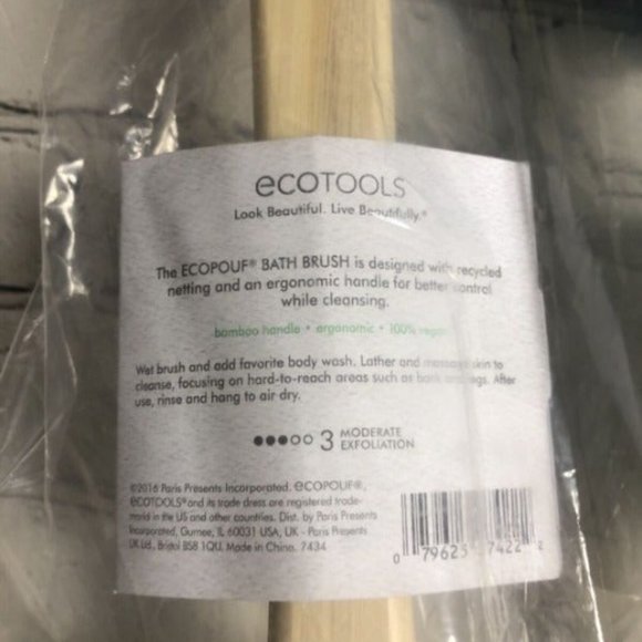 2 Pack Ecotools EcoPouf Bath Brush - Picture 3 of 4